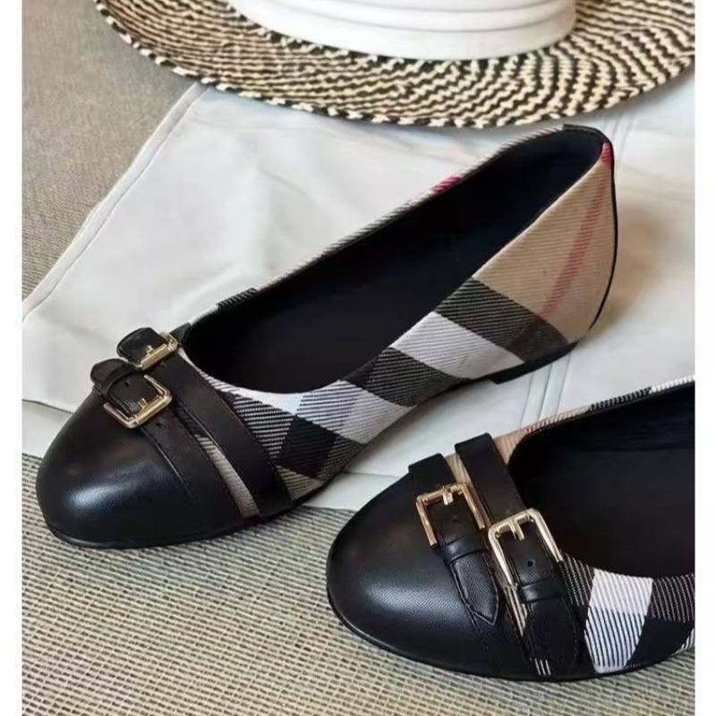 Women'S Fashion Shoes - Chaussures plates à bout rond et