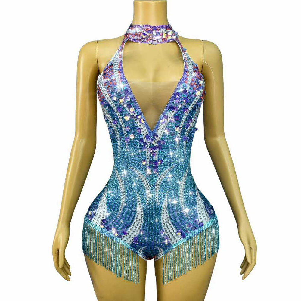 Women Fashion Photoshoot - Body Sexy scintillant pour femmes, coquillage,