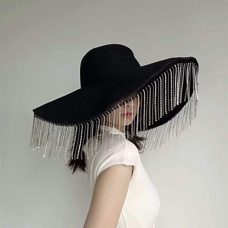 Chapeau de paille à larges bor - Women Fashion Photoshoot avis et prix