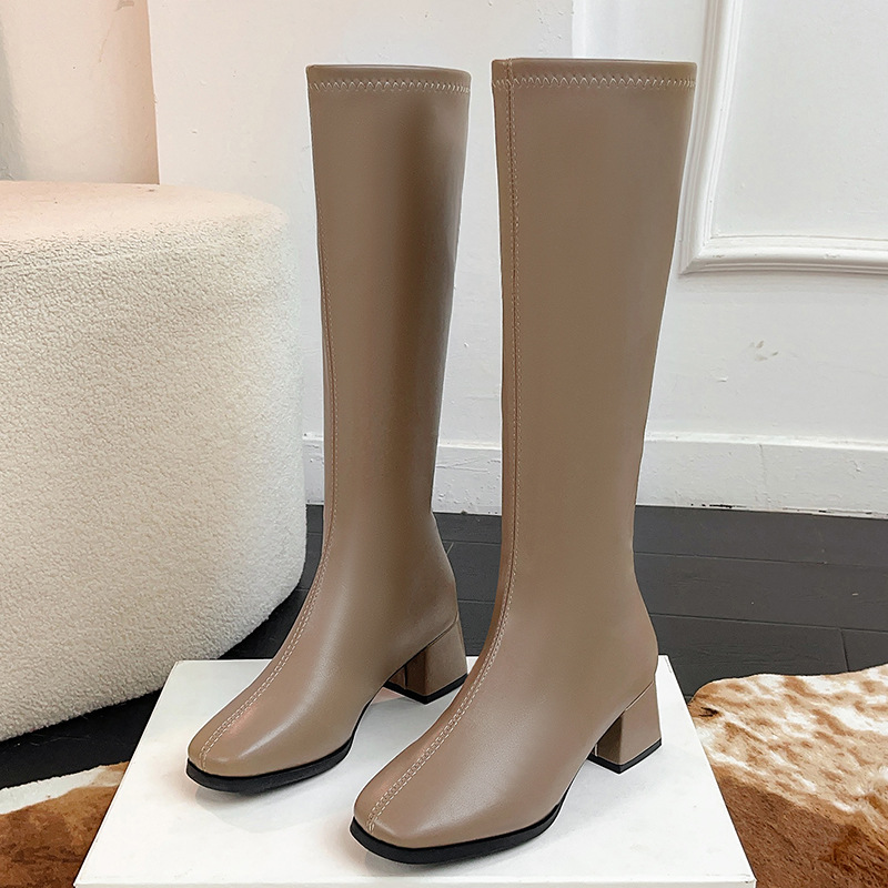 Bottes longues pour femmes, ve - Women'S Fashion Knee High Boots avis et prix