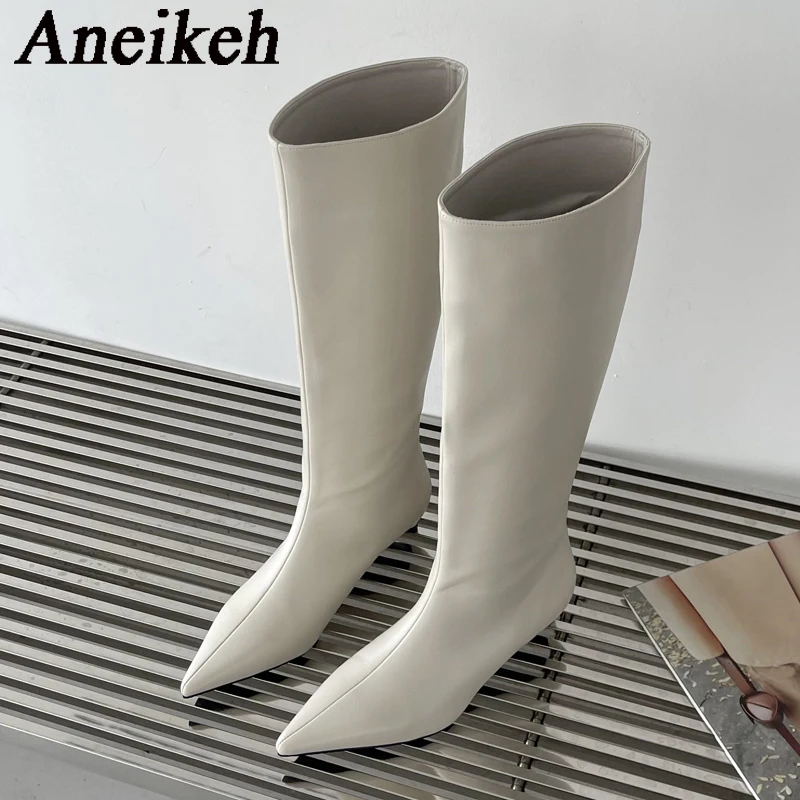 Bottes hautes en daim rétro po - Women'S Fashion Knee High Boots avis et prix