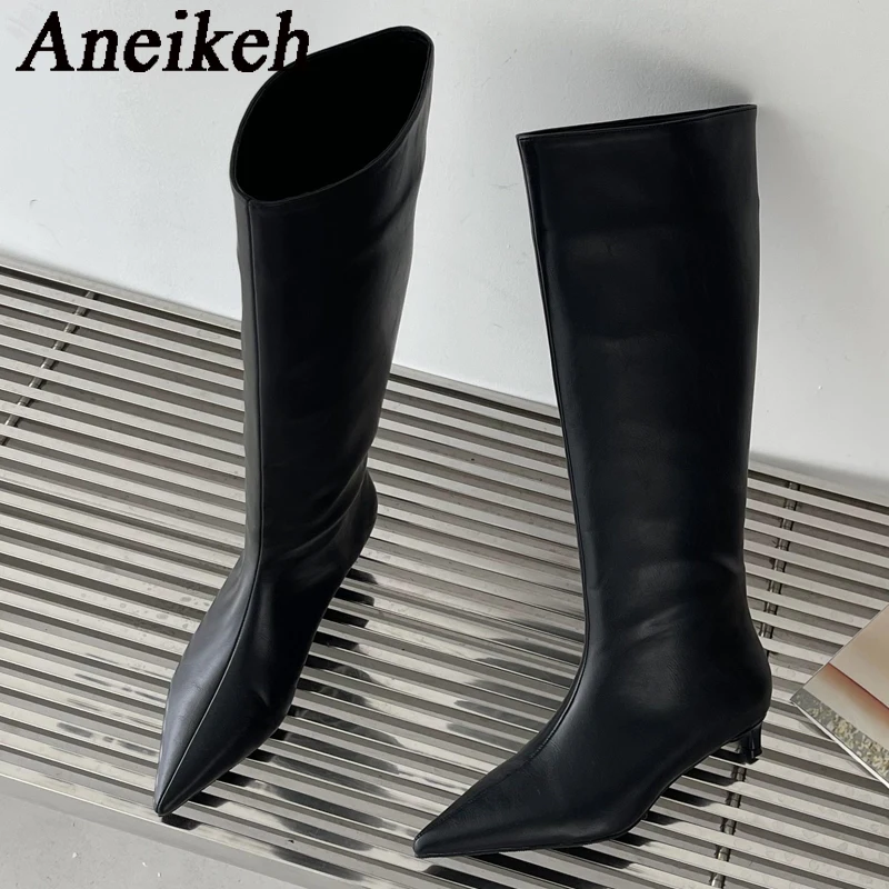 Bottes hautes en daim rétro po - Women'S Fashion Knee High Boots avis et prix