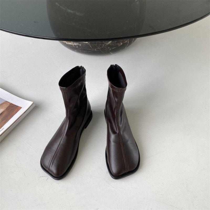 Bottes d'automne en cuir vérit - Women'S Fashion Korea avis et prix