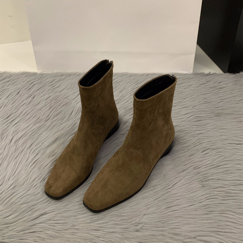 Botte nue couleur pêche avec f - Women'S Fashion Korea avis et prix