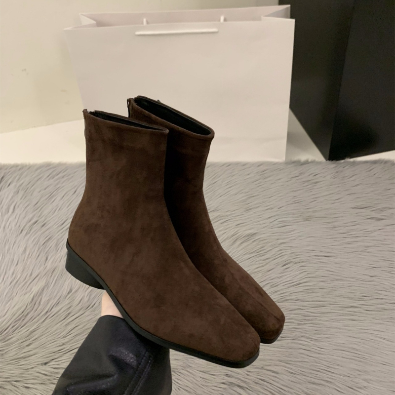 Botte nue couleur pêche avec f - Women'S Fashion Korea avis et prix